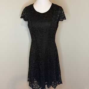 Tommy Hilfiger Black Lace Mini Dress